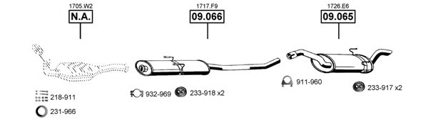 ASMET PE085000 Exhaust System